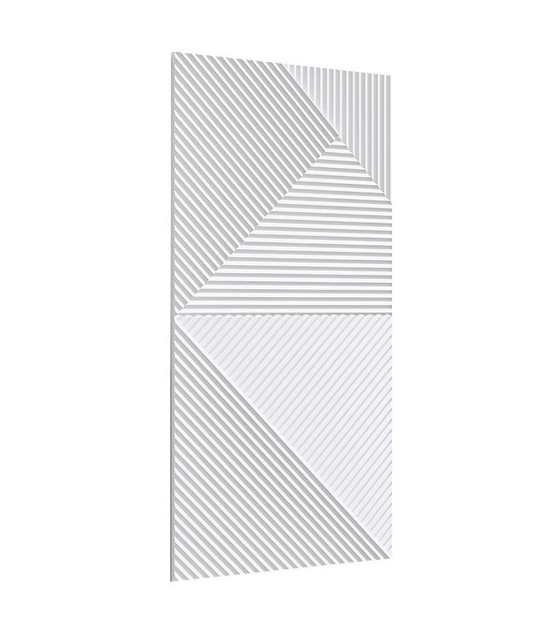 Стеновая панель 3D под покраску Alpine Walls Geometrium ECOGR0209W 1200×600×25