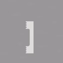 Плинтус под покраску Alpine Floor Tanle Анжи TL016009 2000×60×15