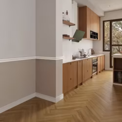 Молдинг под покраску Alpine Floor Tanle Тоннер TL016006 2000×60×21