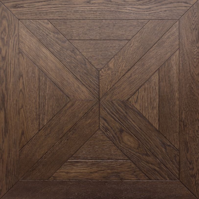 Паркет модульный Greenline Дуб лак натур конструкция 2 600×600×15