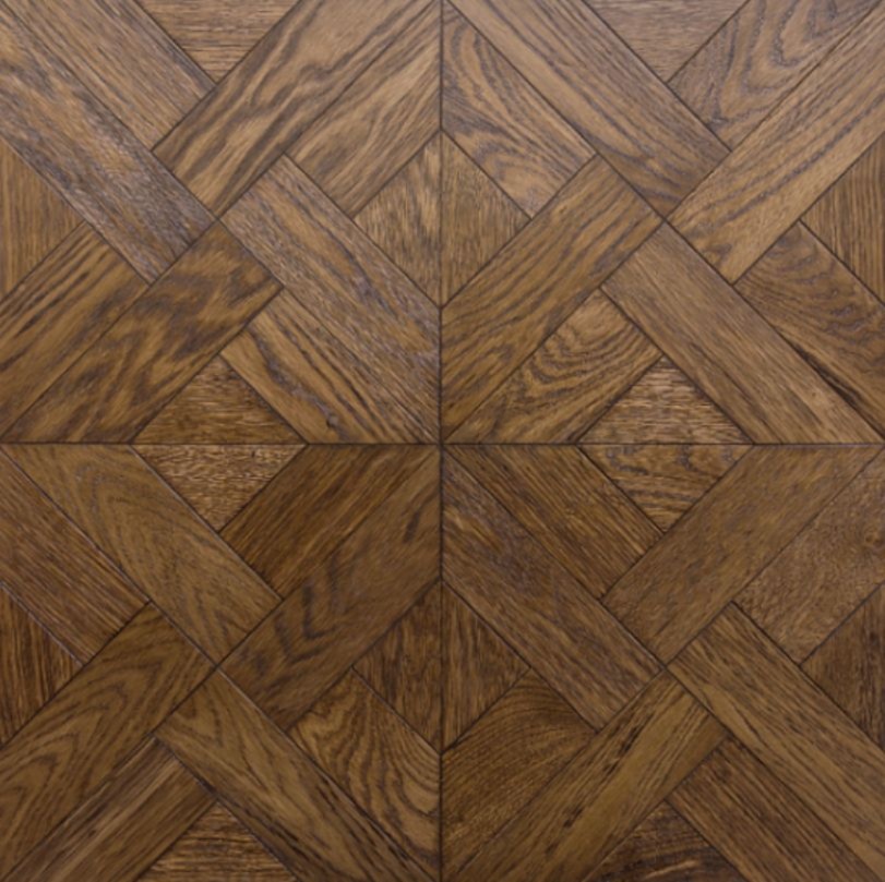 Паркет модульный Greenline Дуб лак натур конструкция 5 600×600×15