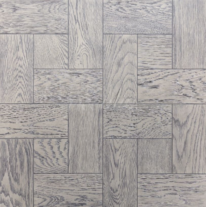 Паркет модульный Greenline Дуб лак натур конструкция 9 600×600×15