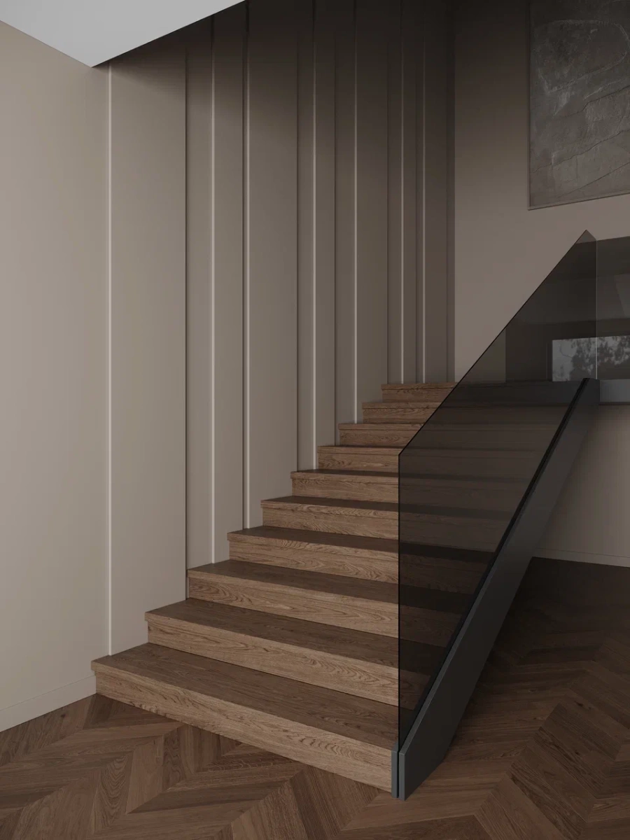 Стеновая панель под покраску Ultrawood UW 13 i 2800×240×18 фото в интерьере