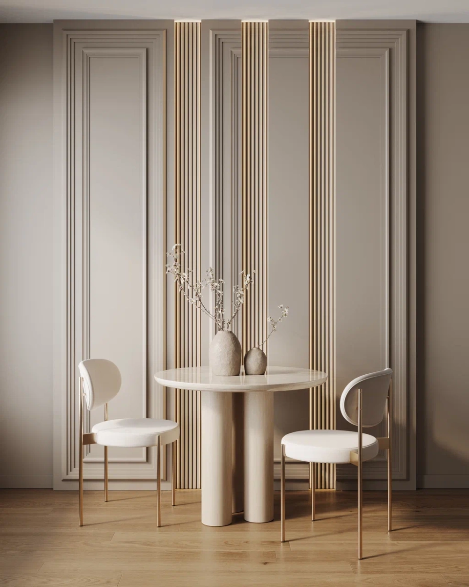 Стеновая панель под покраску Ultrawood UW 13 i 2800×240×18 фото в интерьере