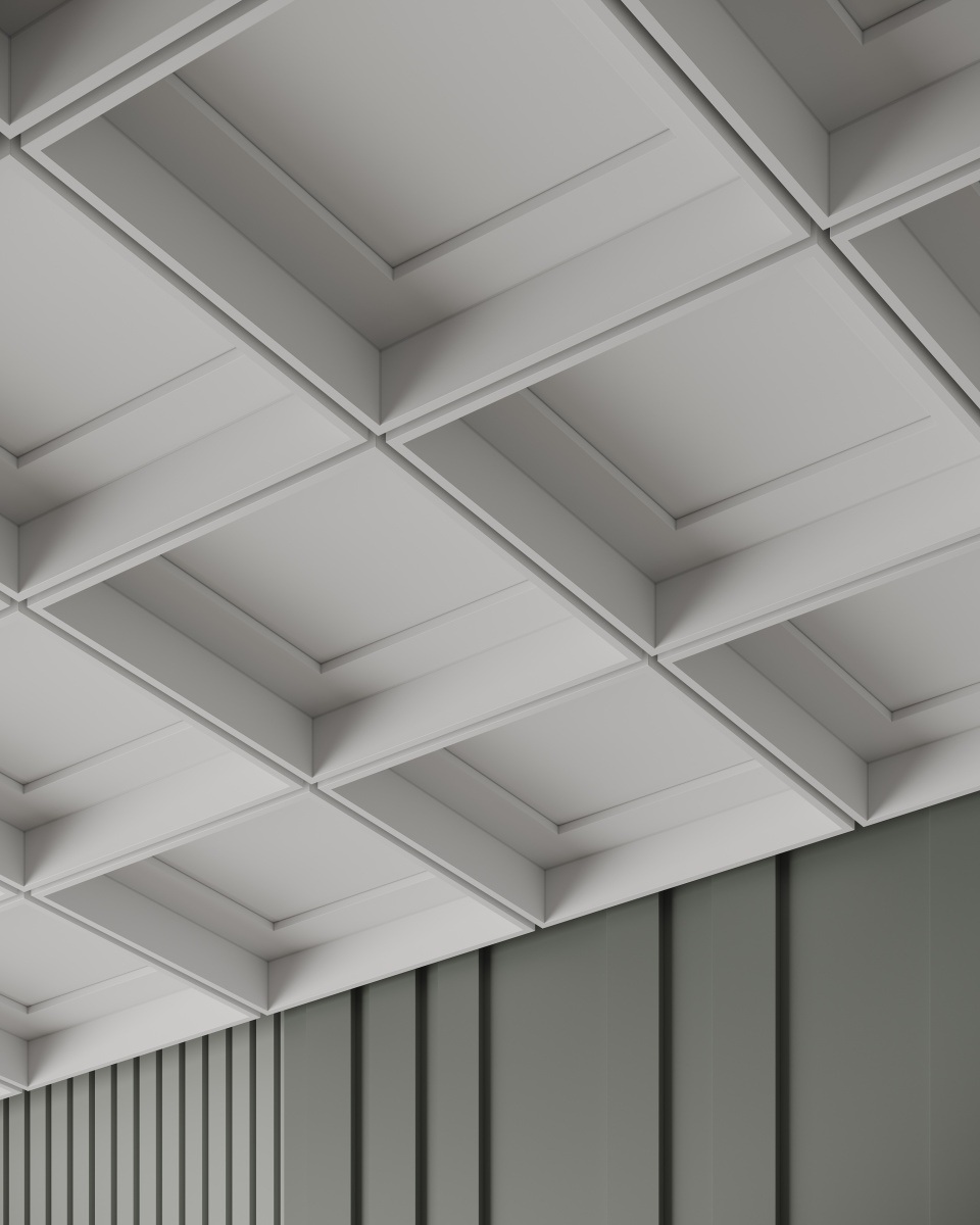 Молдинг под покраску Ultrawood BO 6010 i 2000×60×10 фото в интерьере