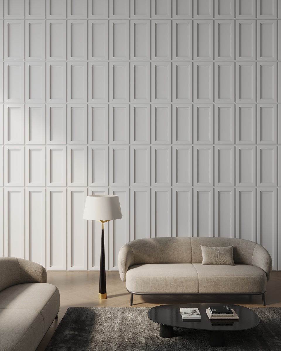 Молдинг под покраску Ultrawood BO 6010 i 2000×60×10 фото в интерьере