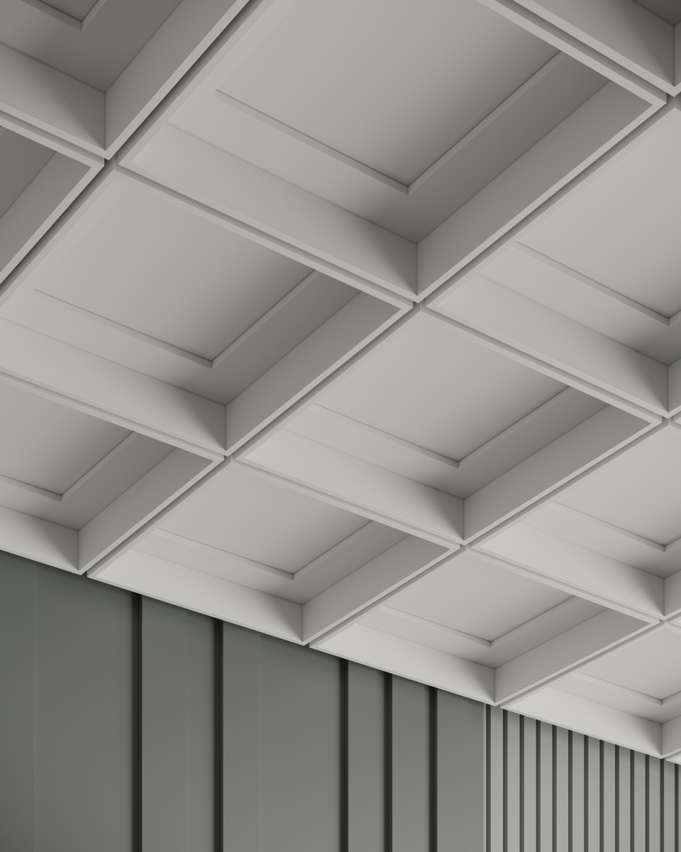 Молдинг под покраску Ultrawood BO 8010 i 2000×80×10 фото в интерьере