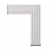 Молдинг под покраску Ultrawood N 0003 i 2440×83×12