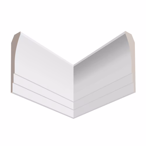 Потолочный плинтус под покраску Ultrawood CR 0026 i 2000×18×87