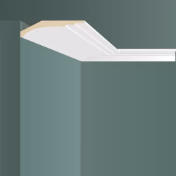 Потолочный плинтус под покраску Ultrawood CR 0026 i 2000×18×87