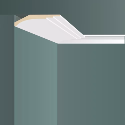 Потолочный плинтус под покраску Ultrawood CR 0026 i 2000×18×87