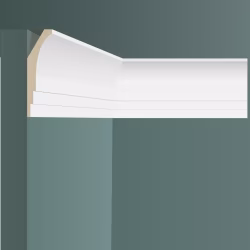 Потолочный плинтус под покраску Ultrawood CR 0026 i 2000×18×87