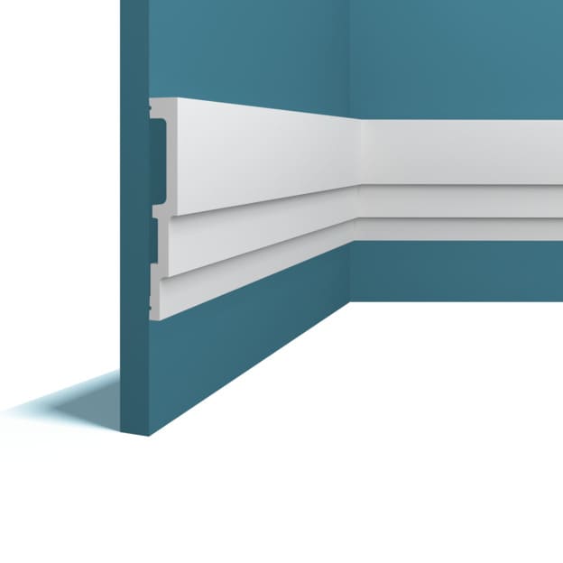 Плинтус под покраску Перфект Плюс P109 2000×110×16