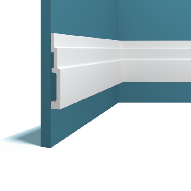 Плинтус под покраску Перфект Плюс P109 2000×110×16