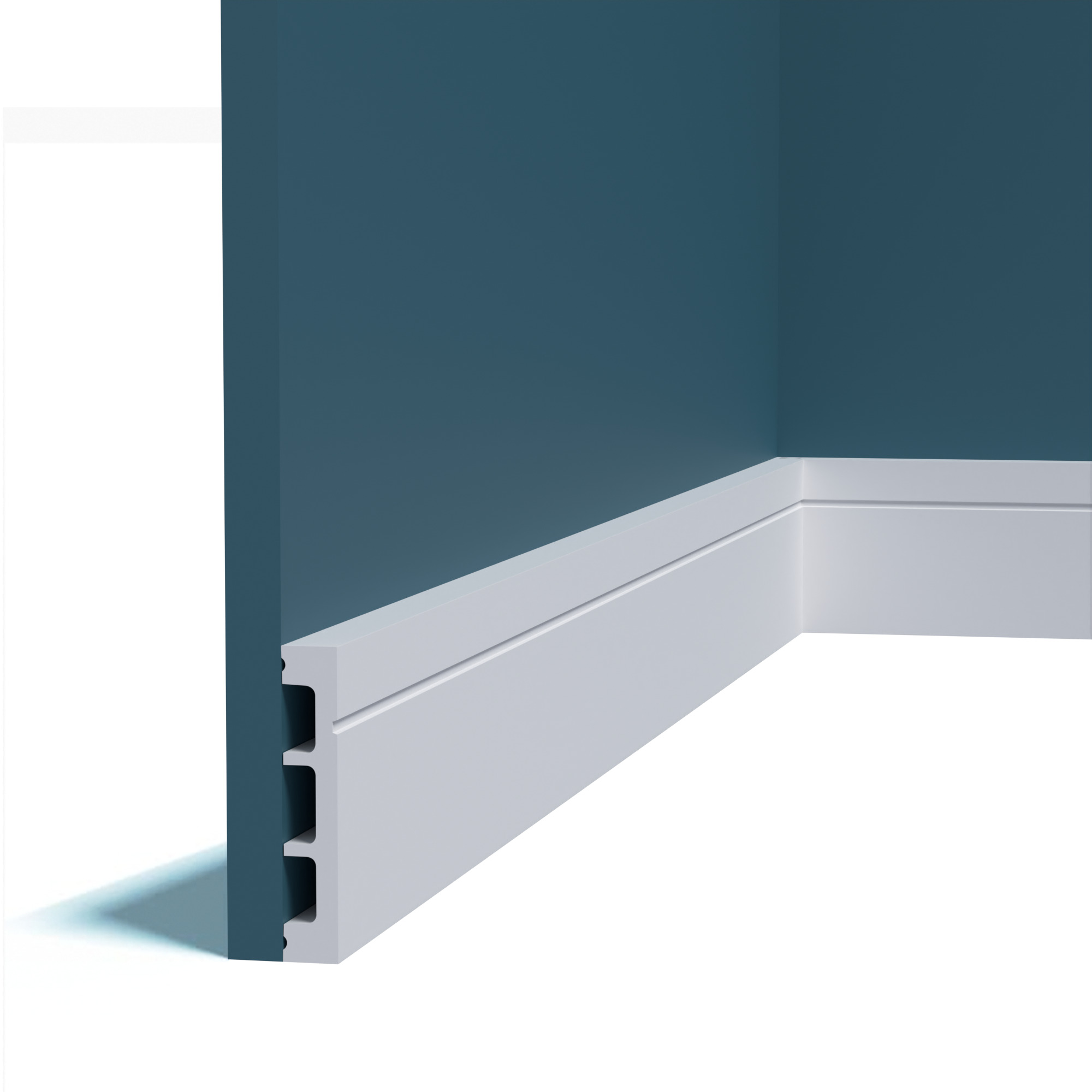 Плинтус под покраску Перфект Плюс P203 2000×100×18