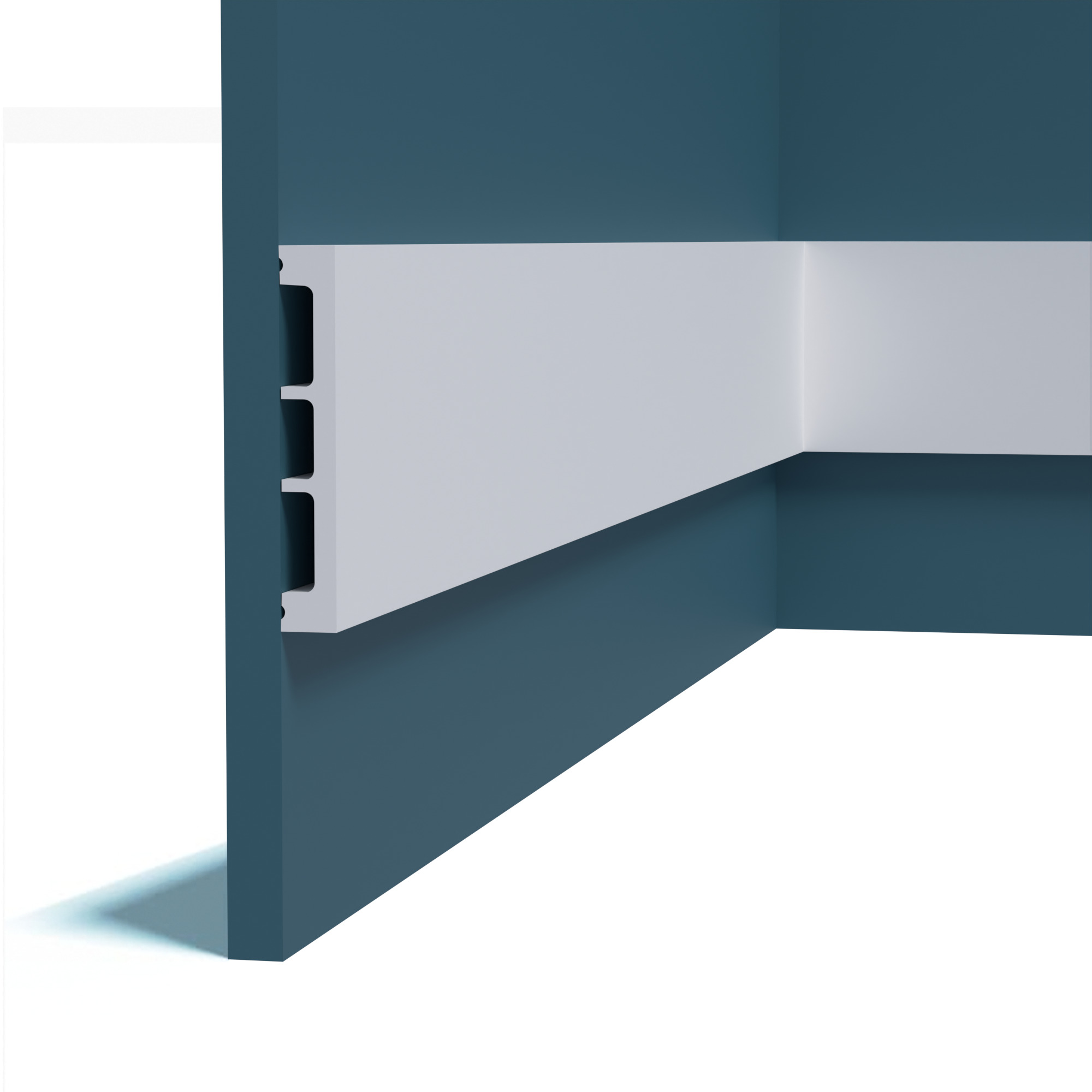 Плинтус под покраску Перфект Плюс P211 2000×120×18