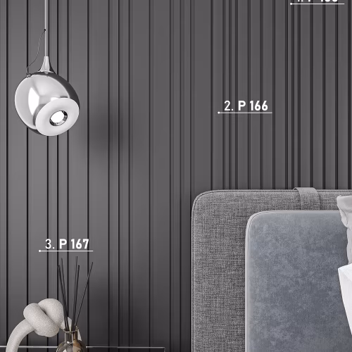 Стеновая панель под покраску Перфект Плюс P166 2000×200×14