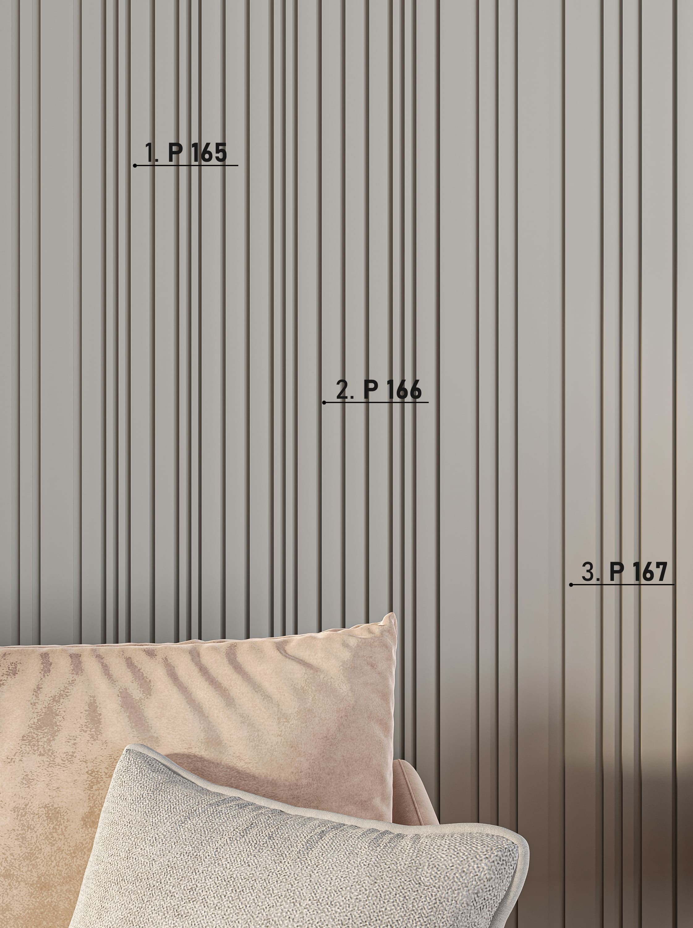 Стеновая панель под покраску Перфект Плюс P166 2000×200×14 фото в интерьере