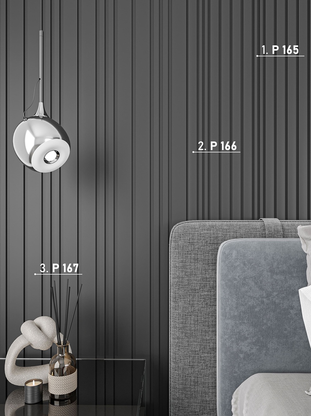 Стеновая панель под покраску Перфект Плюс P166 2000×200×14 фото в интерьере