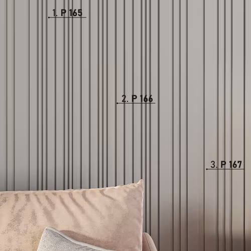 Стеновая панель под покраску Перфект Плюс P167 2000×200×14