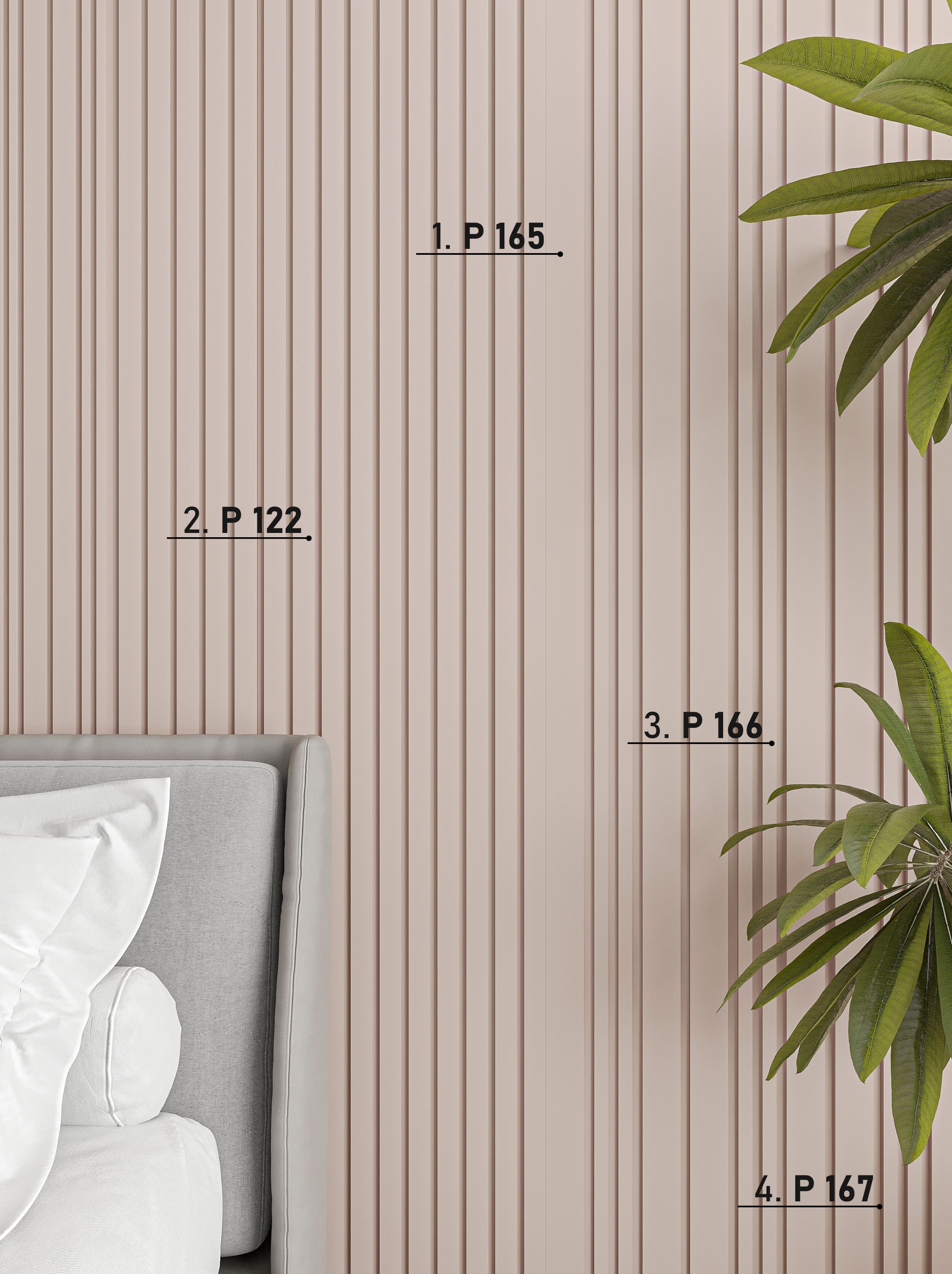 Стеновая панель под покраску Перфект Плюс P167 2000×200×14 фото в интерьере