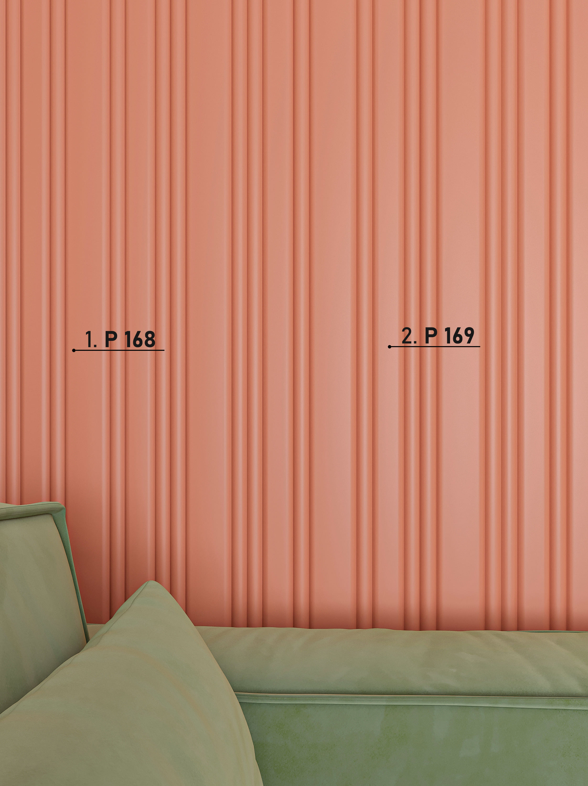 Стеновая панель под покраску Перфект Плюс P169 2000×200×14 фото в интерьере