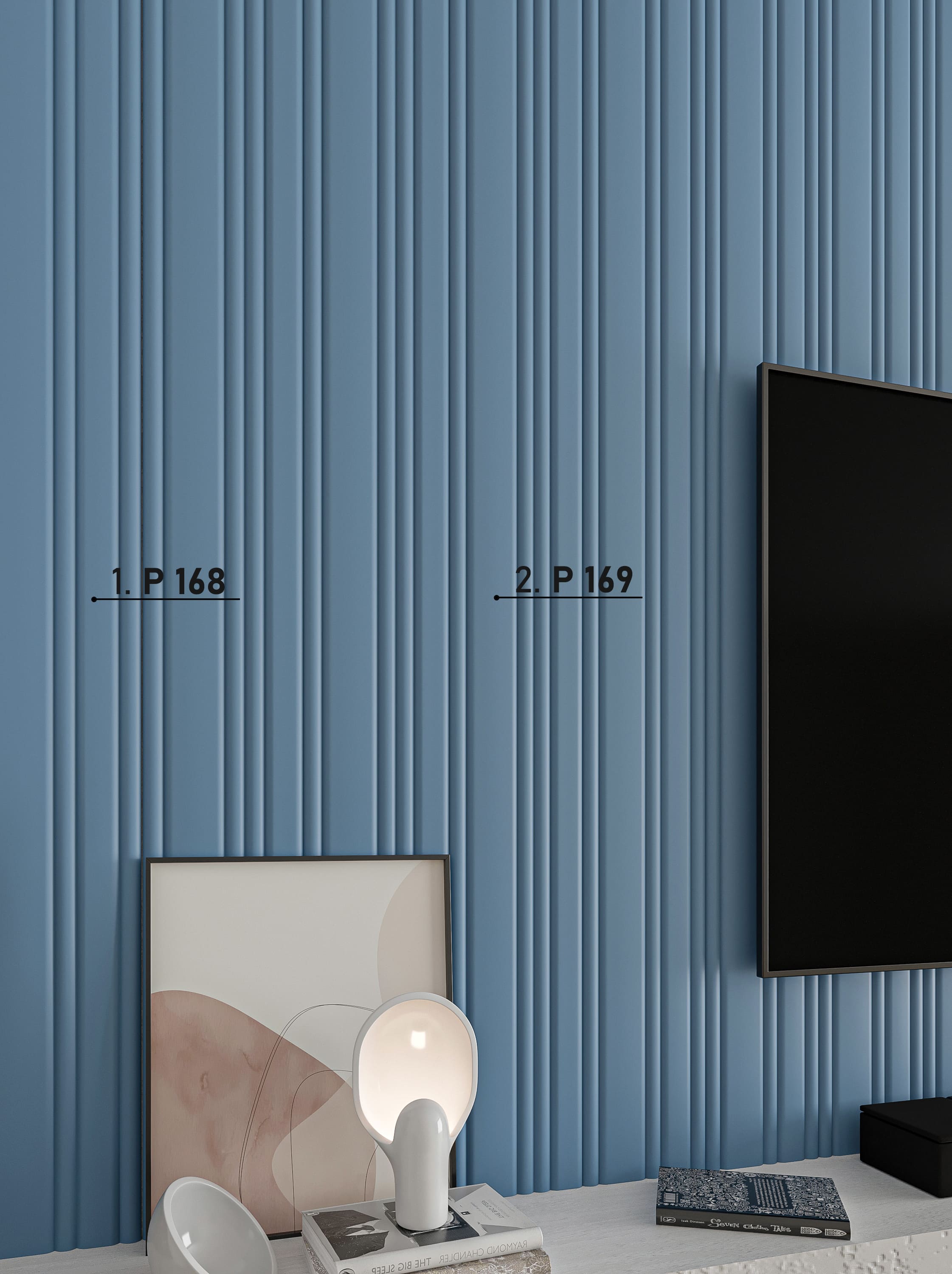 Стеновая панель под покраску Перфект Плюс P169 2000×200×14 фото в интерьере