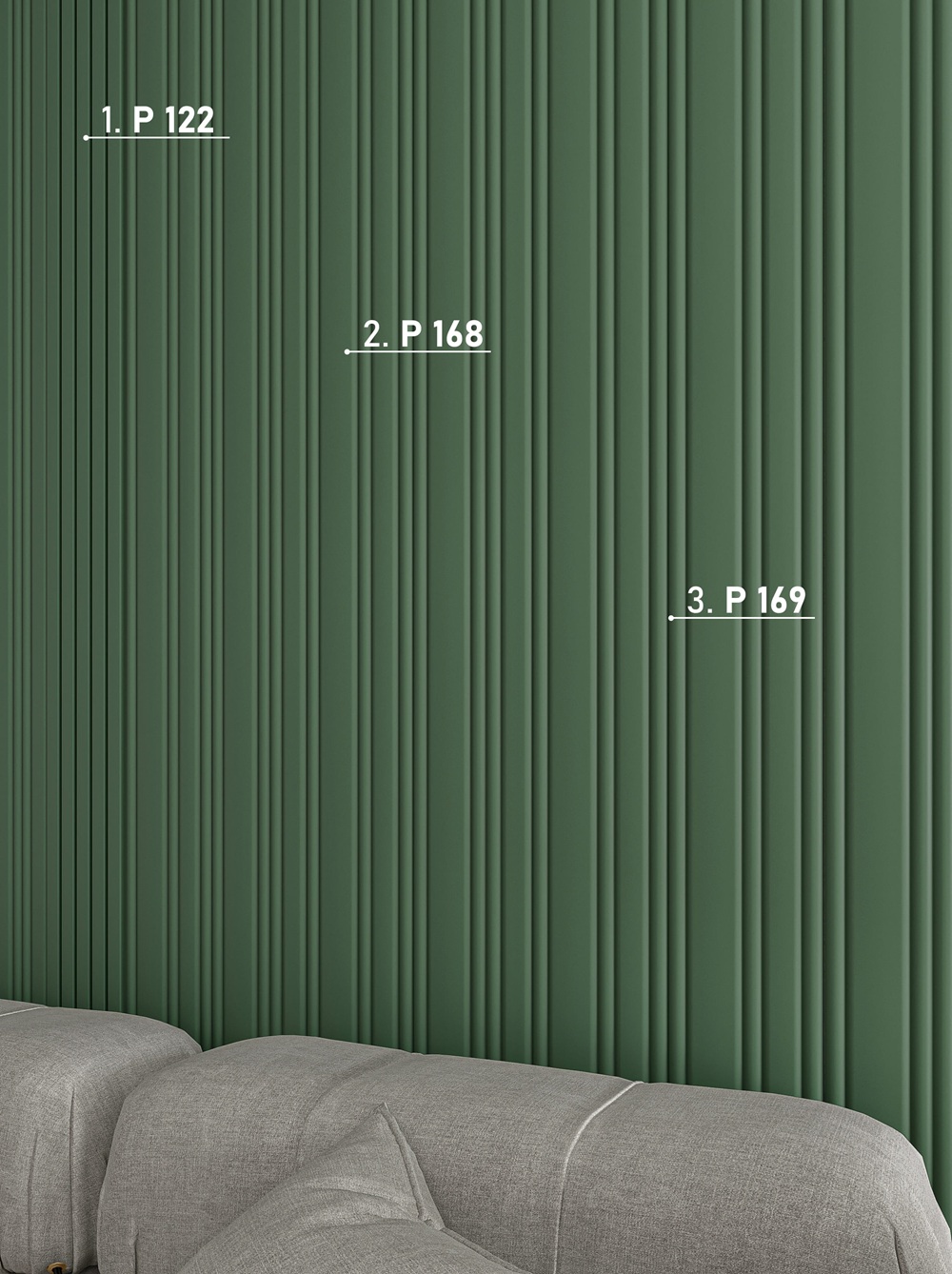 Стеновая панель под покраску Перфект Плюс P169 2000×200×14 фото в интерьере