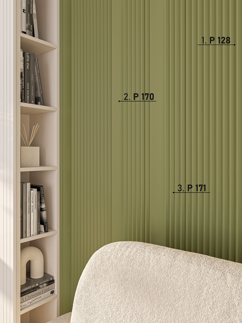 Стеновая панель под покраску Перфект Плюс P171 2000×200×14 фото в интерьере