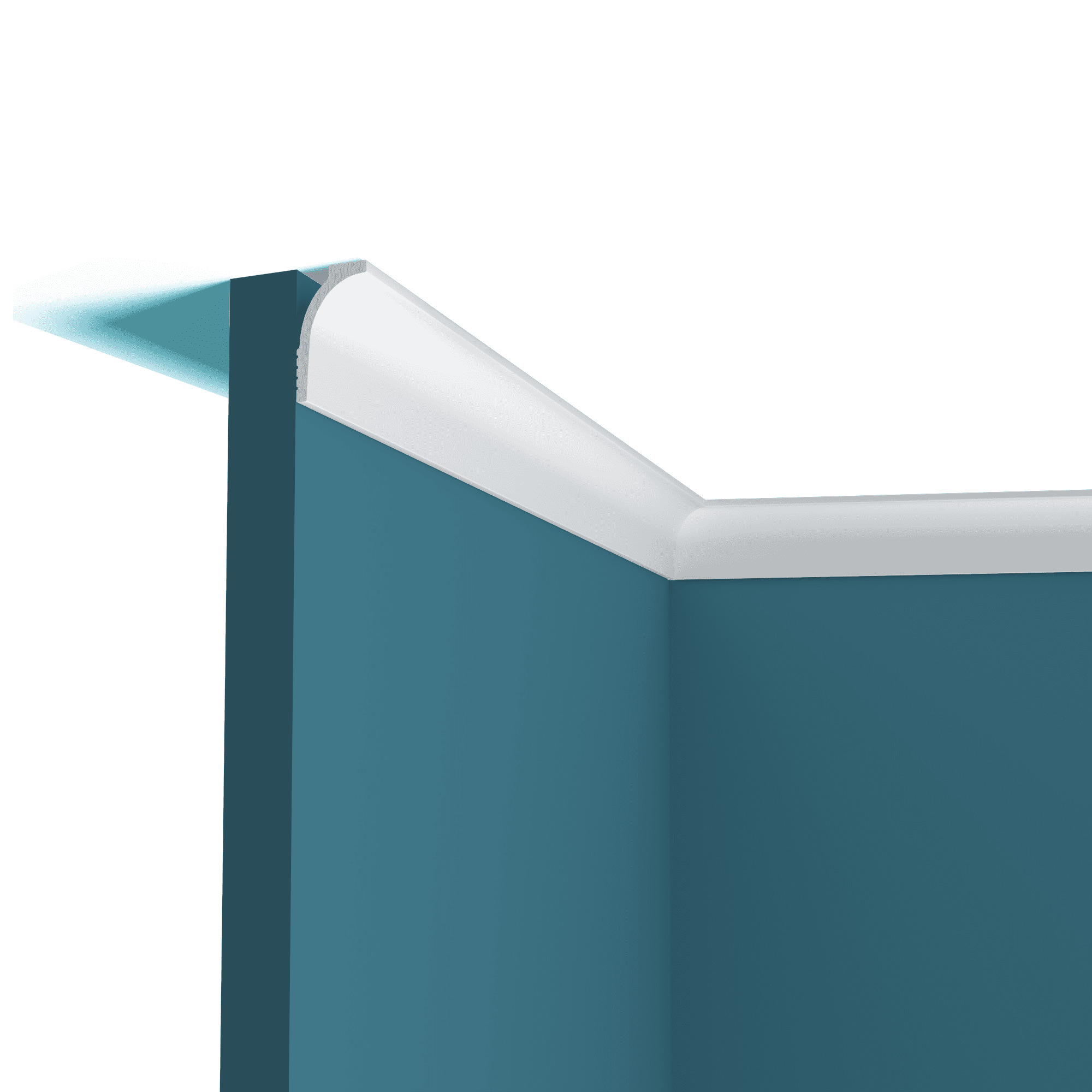 Потолочный плинтус под покраску Перфект Плюс P148 2000×30×50