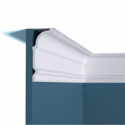 Потолочный плинтус под покраску Перфект Плюс P192 2000×58×145