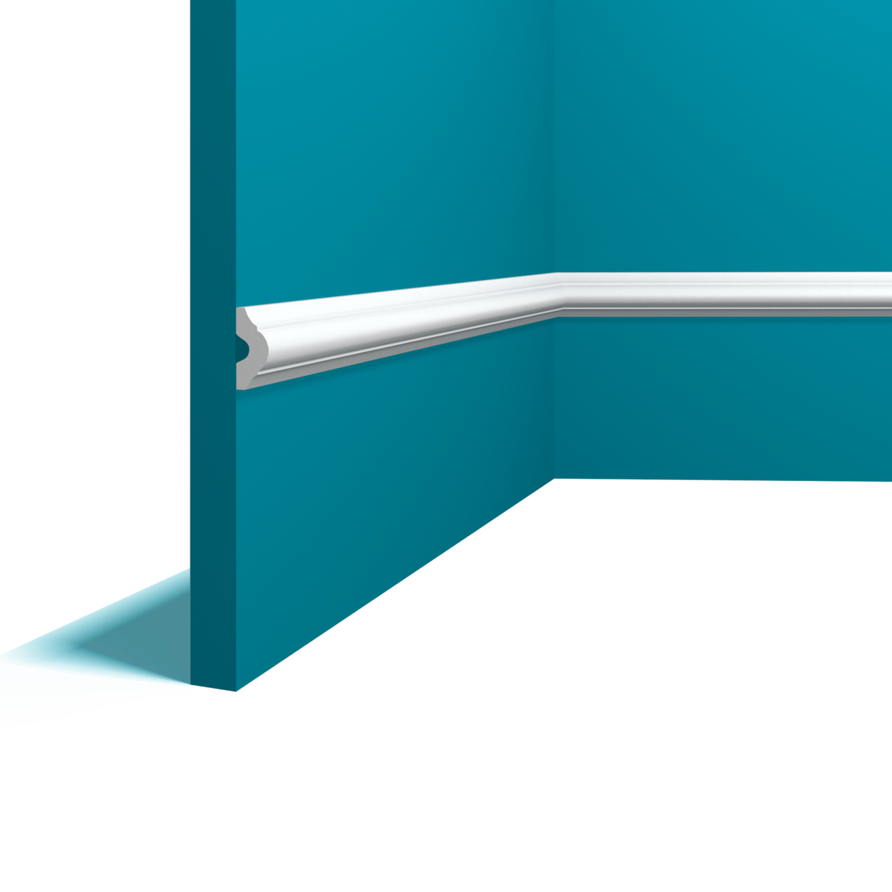 Молдинг под покраску Перфект Плюс P10 с кабель каналом 2000×26×12