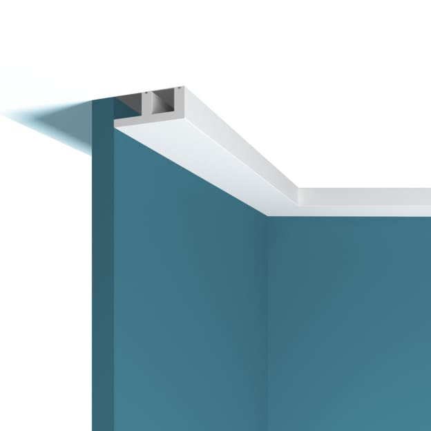 Молдинг под покраску Перфект Плюс P80 с подсветкой 2000×50×20