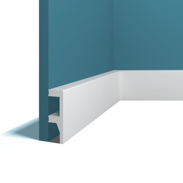 Молдинг под покраску Перфект Плюс P82 с подсветкой 2000×80×25