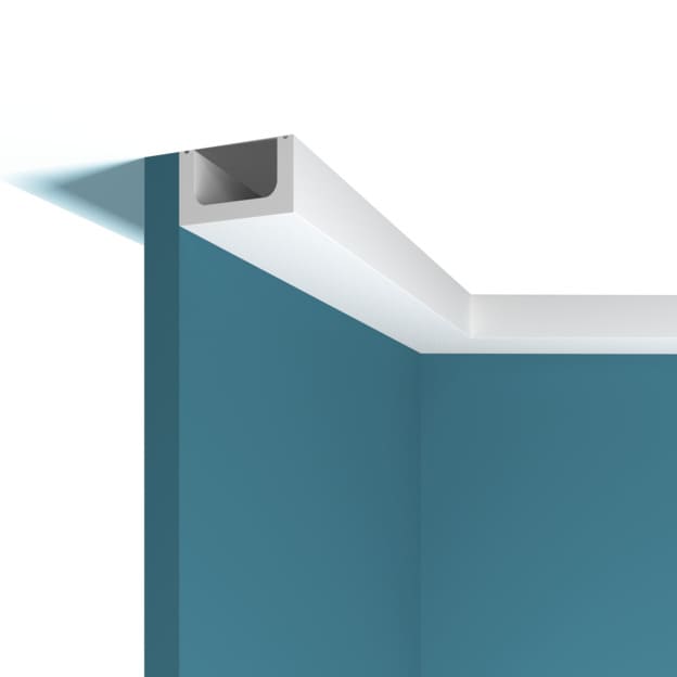 Молдинг под покраску Перфект Плюс P86 с подсветкой 2000×51×30