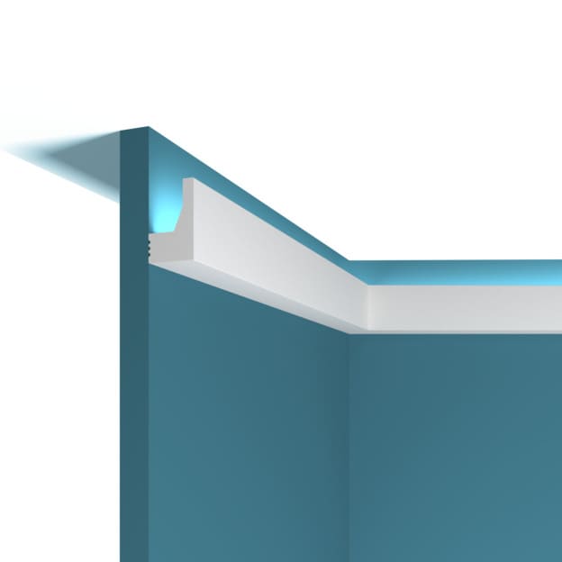 Молдинг под покраску Перфект Плюс P87 с подсветкой 2000×40×25