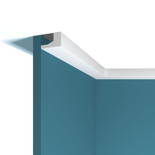 Молдинг под покраску Перфект Плюс P87 с подсветкой 2000×40×25