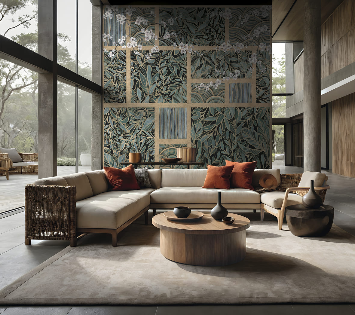 Панно Marburg Casa Vita 36096 2,7×2,65 фото в интерьере