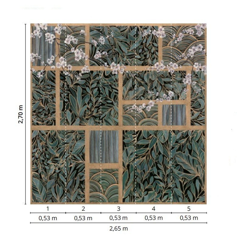 Панно Marburg Casa Vita 36096 2,7×2,65