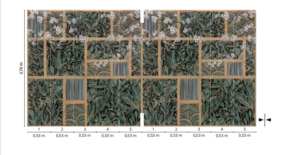 Панно Marburg Casa Vita 36096 2,7×2,65
