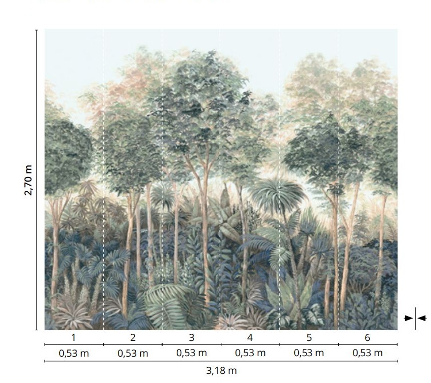 Панно Marburg Casa Vita 36097 2,7×3,18
