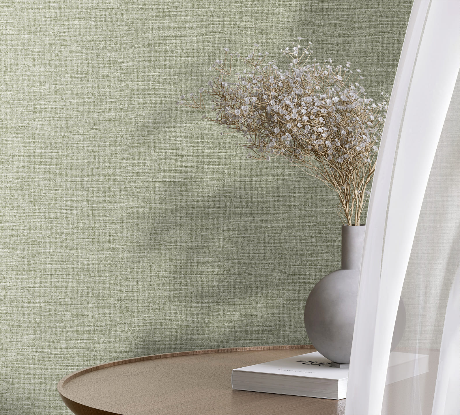 Обои Marburg Touch Burlap 98802 10,05×1,06 фото в интерьере