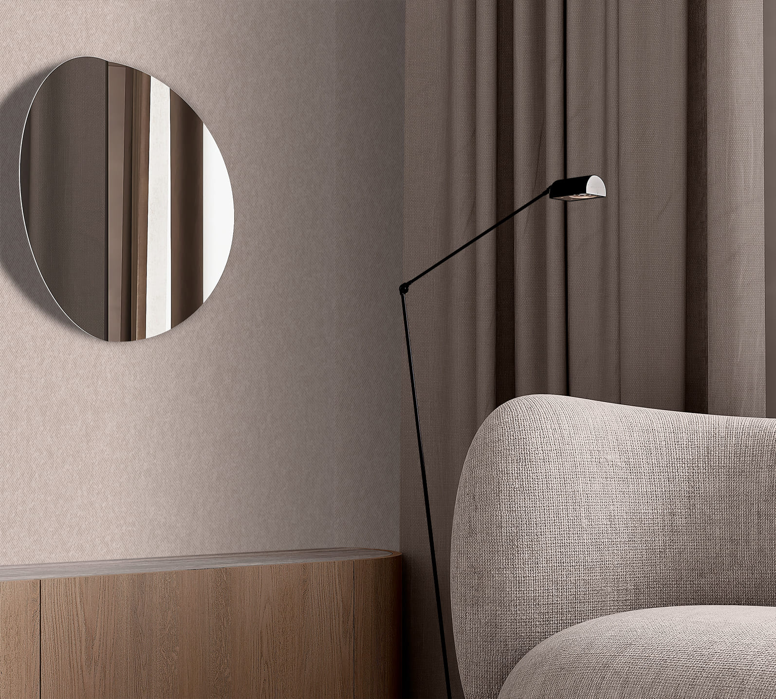 Обои Marburg Touch Twill 98842 10,05×1,06 фото в интерьере