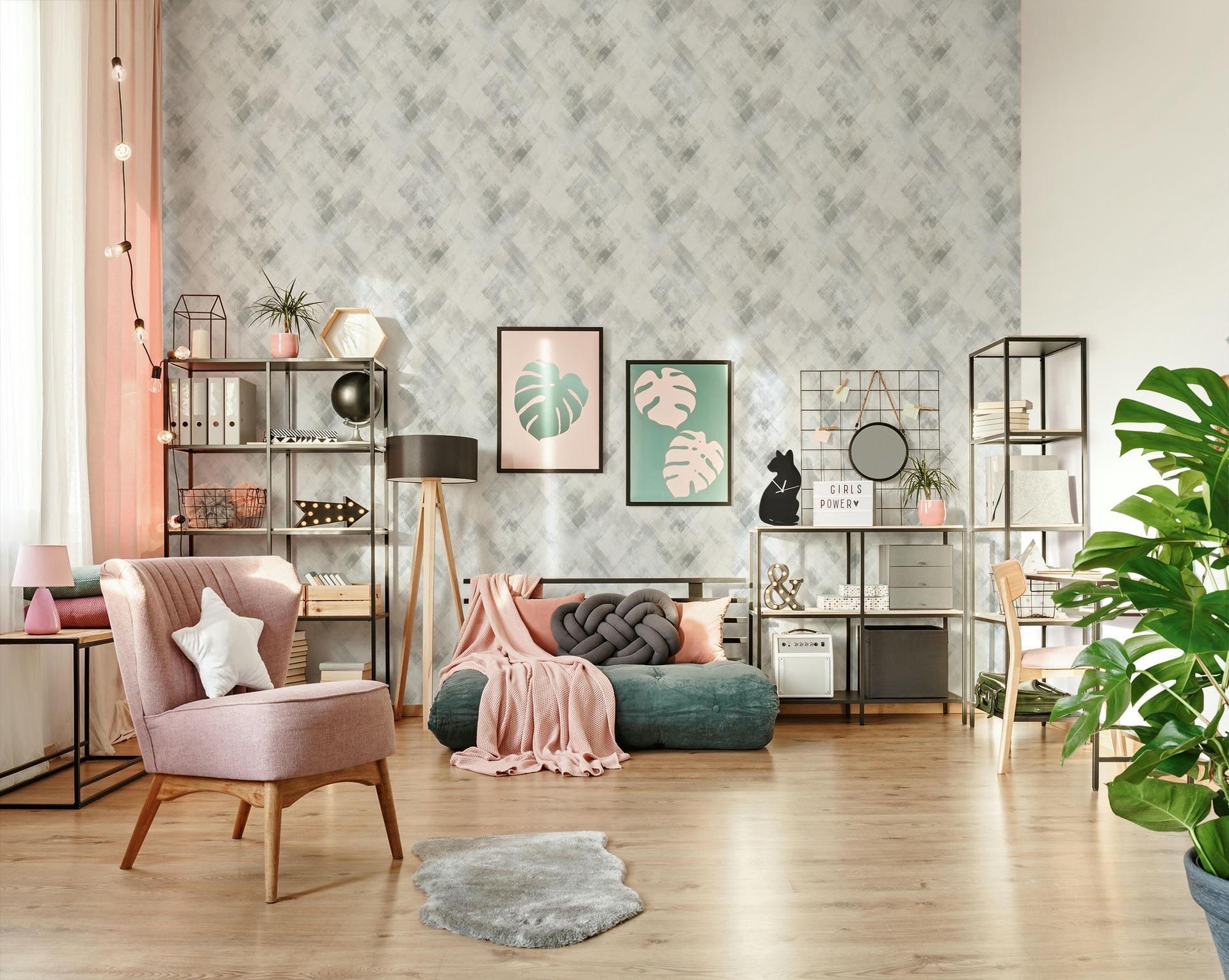 Обои Marburg Fresh Up 88908 10,05×0,53 фото в интерьере