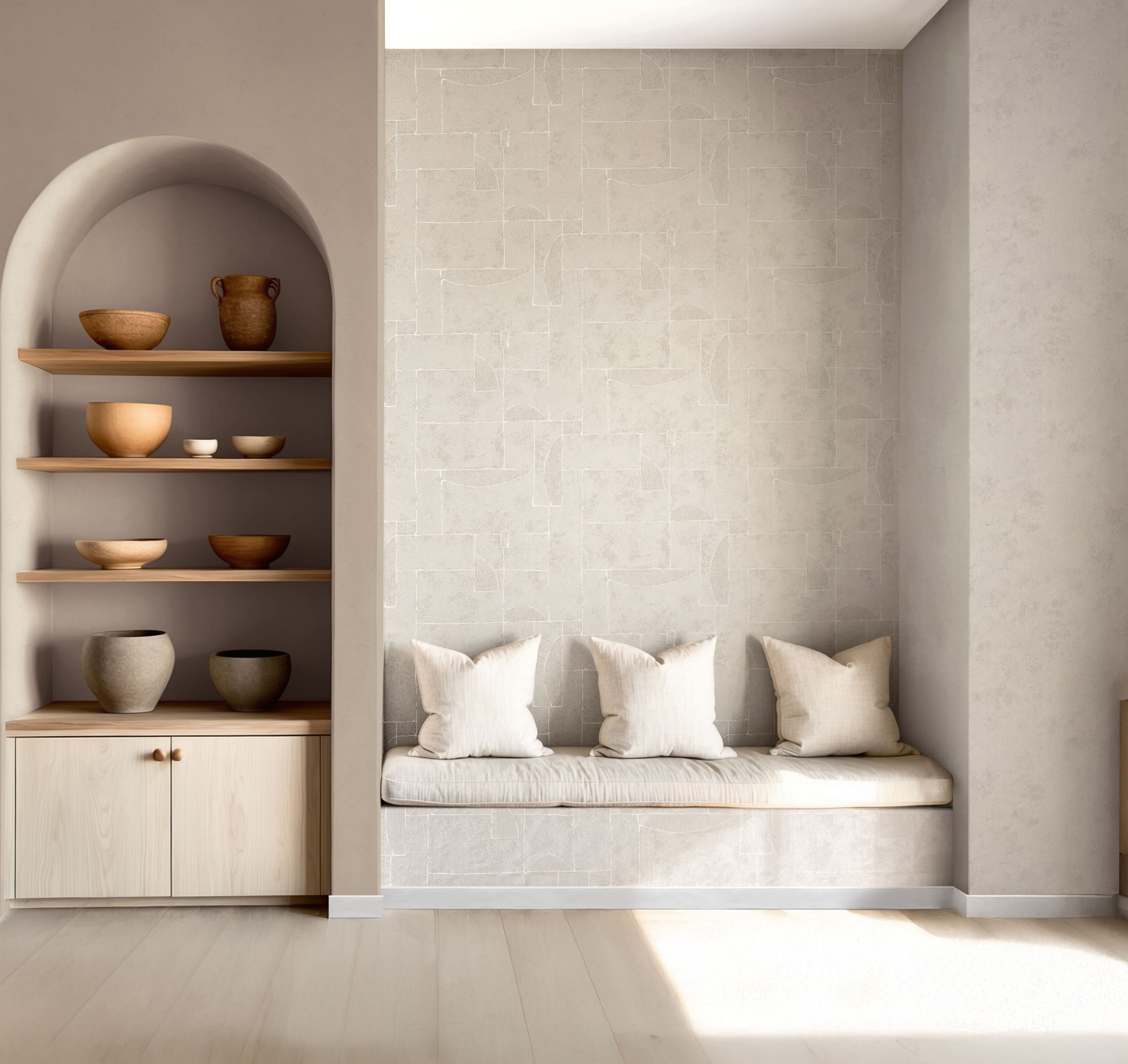 Обои Marburg Terra 34602 10,05×0,53 фото в интерьере