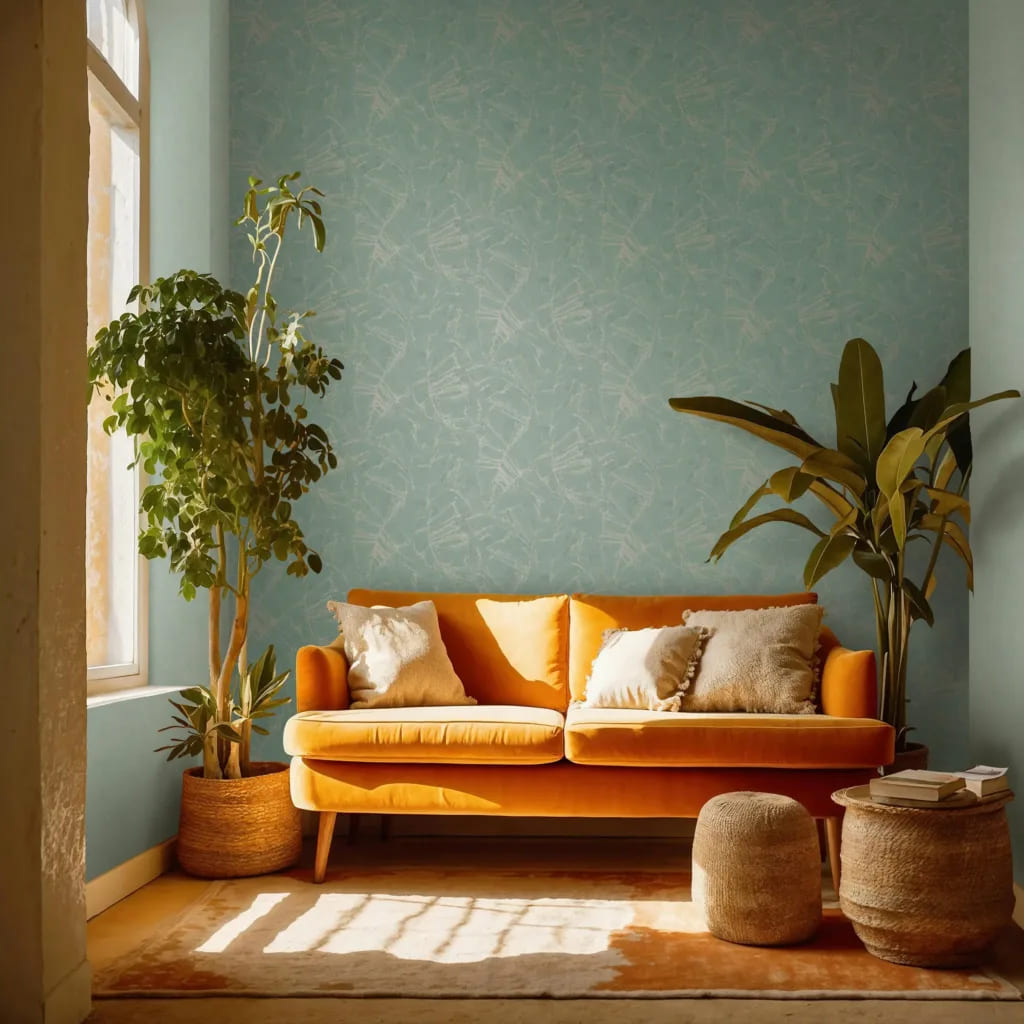 Обои Marburg Terra 34617 10,05×0,53 фото в интерьере