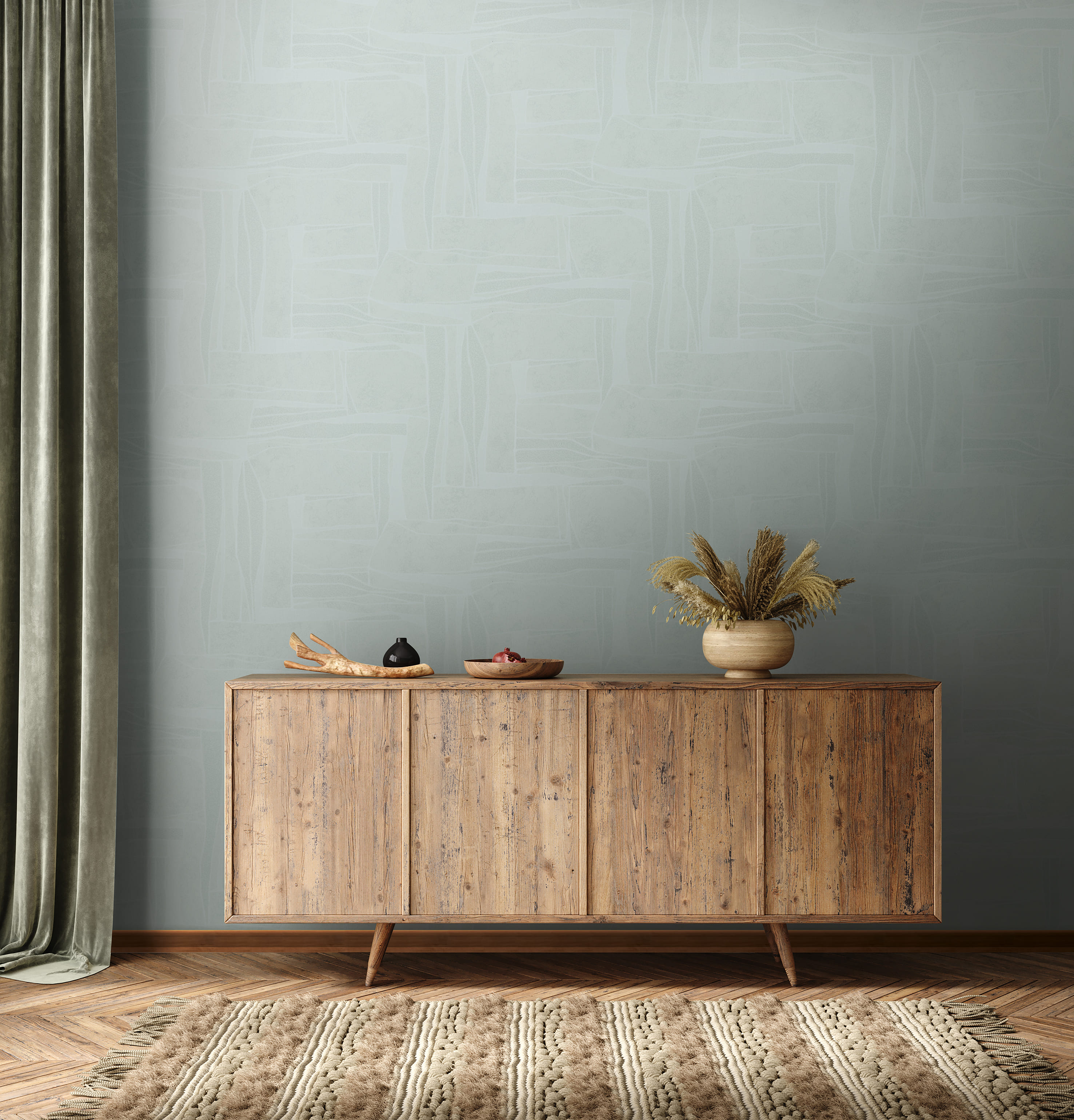 Обои Marburg Terra 34650 10,05×0,53 фото в интерьере