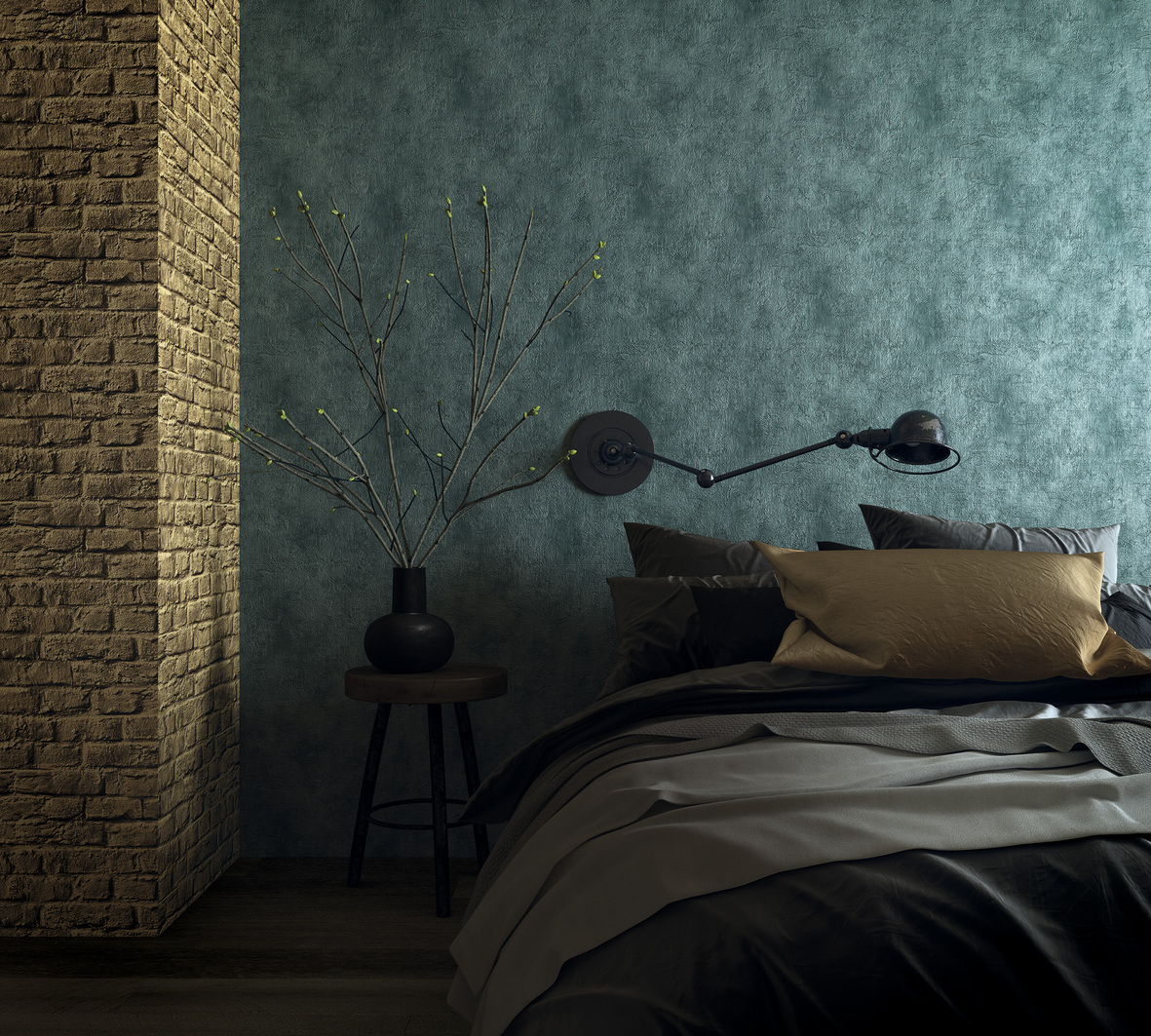 Обои Marburg Loft Essence 34139 10,05×1,06 фото в интерьере