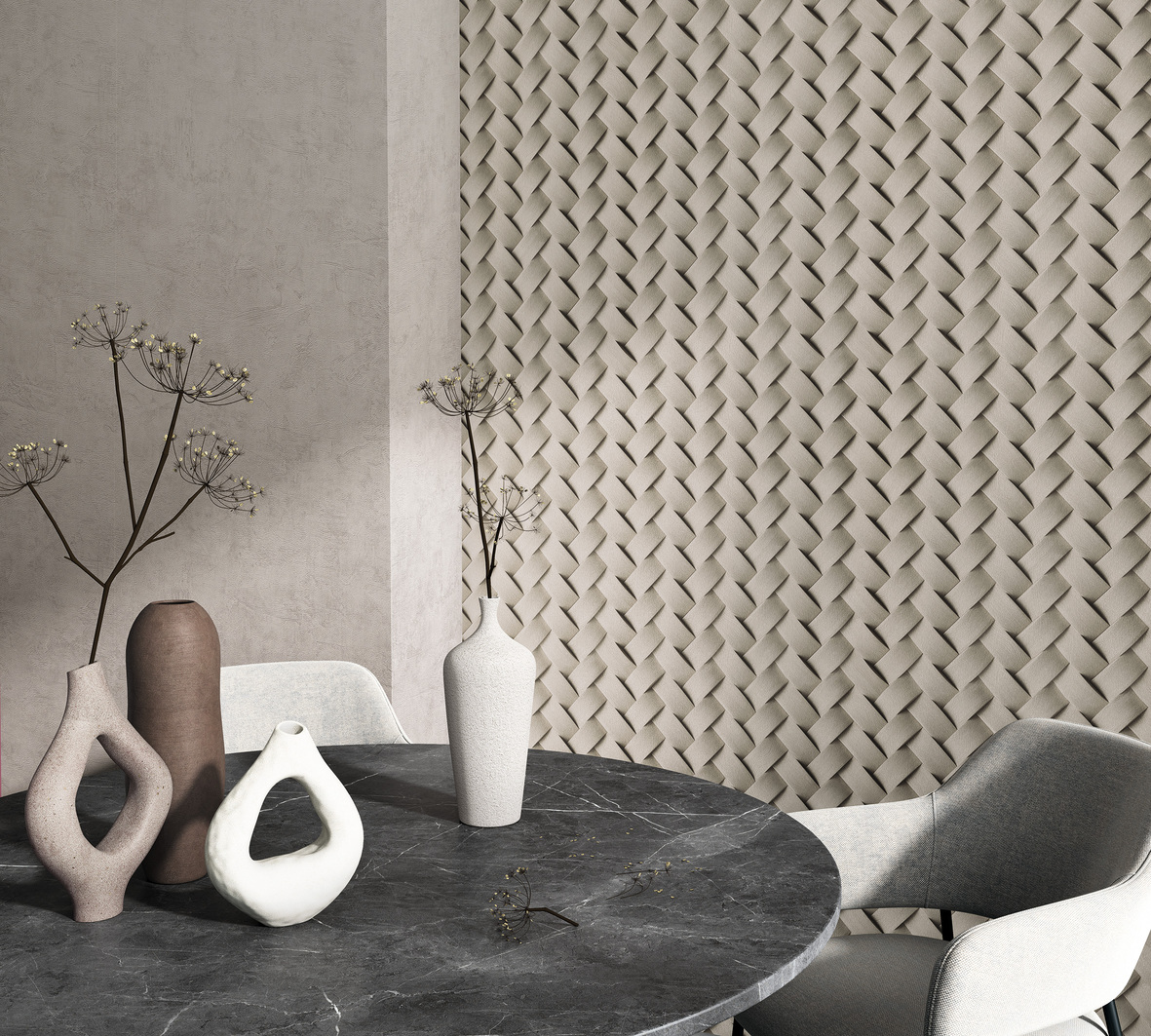 Обои Marburg Loft Essence 36287 10,05×1,06 фото в интерьере