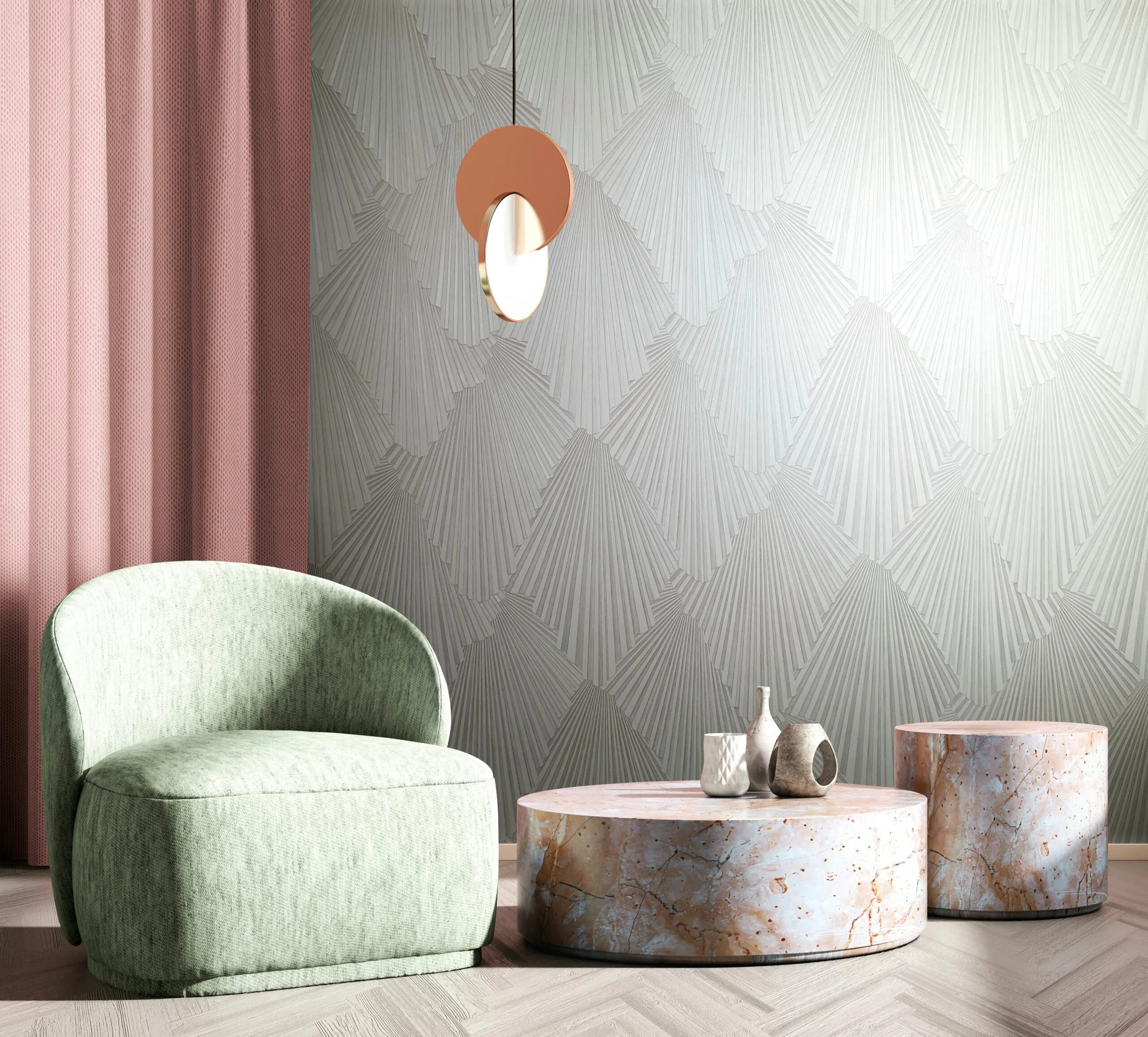 Обои Marburg Papis Loveday Fashion Icon 35845 10,05×0,7 фото в интерьере